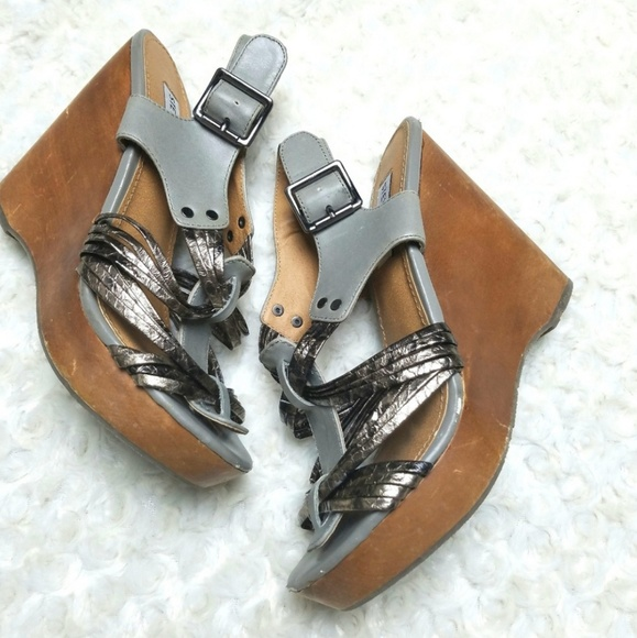 Steve Madden Shoes - Steve Madden Wedge Sandals Tampaa‎ 7.5